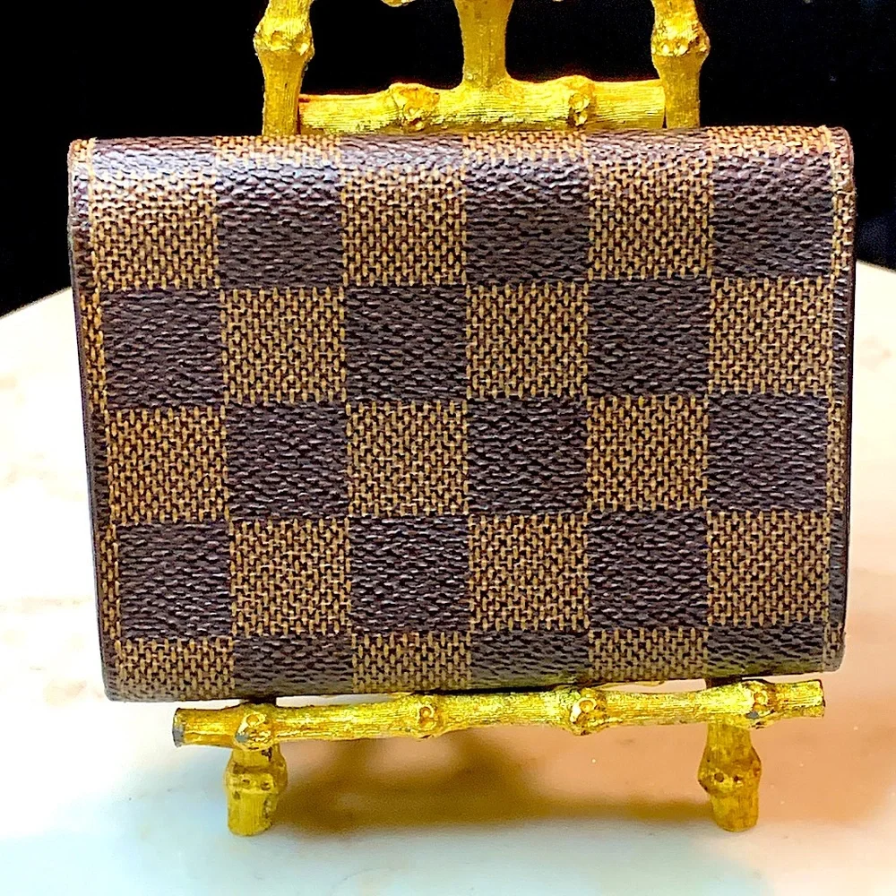 LOUIS VUITTON DAMIER EBENE ENVELOPE CARD HOLDER